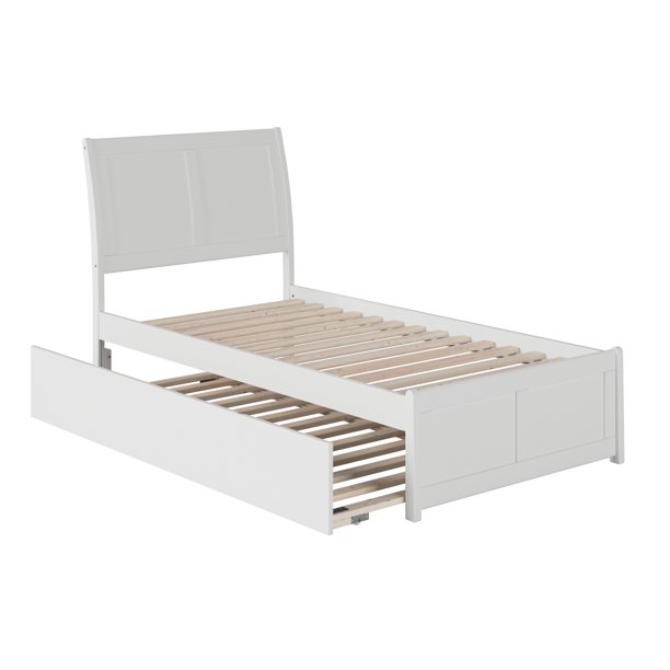 Portland Platform Bed With Matching Foot Board With Twin Size Urban 