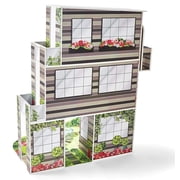 Imaginarium 3-Story Wooden Garden Dollhouse with Elevator and Furniture