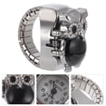thumbnail image 4 of EeaseMX Reloj de dedo con diseño de búho retro, regalo creativo, reloj decorativo con anillo pequeño., 4 of 8