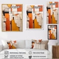 thumbnail image 4 of Designart "Canyon De Stijl Inspired Landscape III" Canyon Floater Framed Canvas Prints, 4 of 5