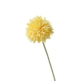thumbnail image 2 of CHENjy Artificial Flowers for Decoration, Round Spherical Dandelion Faux Floral for Vase, Realistic Silk Home Decor for Living Room Centerpieces, Yellow, 1 Piece, 2 of 7