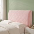 thumbnail image 3 of Bedroom Headboard Bed Soft Stretch Velvet Slipcover Quilted Padded Headboard Protector,47x26x10 inch, 3 of 8