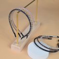 thumbnail image 2 of 6 Pieces Rhinestone Headband for Women Diamond Crystal Beaded Glitter Hairband Headwear for Women Girls Party Hair Accessories, 2 of 4