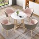 thumbnail image 2 of Extendable Round Dining Table Set Dinning Room Chairs Office Salon Lounge Dinnerware Coiffeuse De Chambre Hotel Furniture My Lux Decor Round, 2 of 6