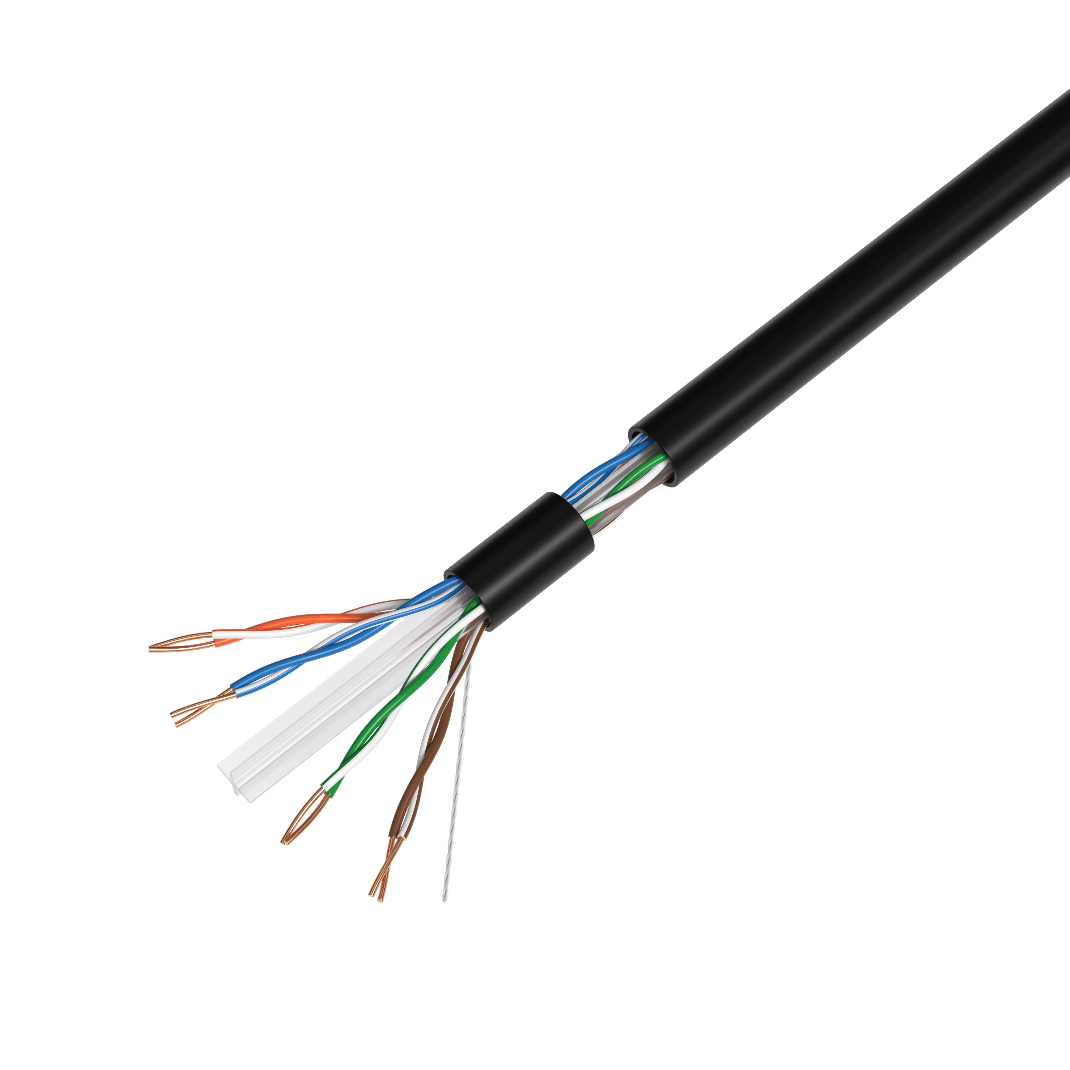 Cables Direct Online 500ft Cat6 Ethernet Cable Bulk – 23AWG Solid CCA UTP, Unshielded, 550MHz, Pull Box, LAN Network Wire, RJ45 Compatible, Indoor Use, High-Speed Internet, Black