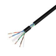 Cables Direct Online 500ft Cat6 Ethernet Cable Bulk – 23AWG Solid CCA UTP, Unshielded, 550MHz, Pull Box, LAN Network Wire, RJ45 Compatible, Indoor Use, High-Speed Internet, Black