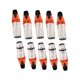 thumbnail image 3 of 10 conectores de cable XLR para micrófono, macho y hembra, compactos, portátiles, de audio Naranja, 3 of 9