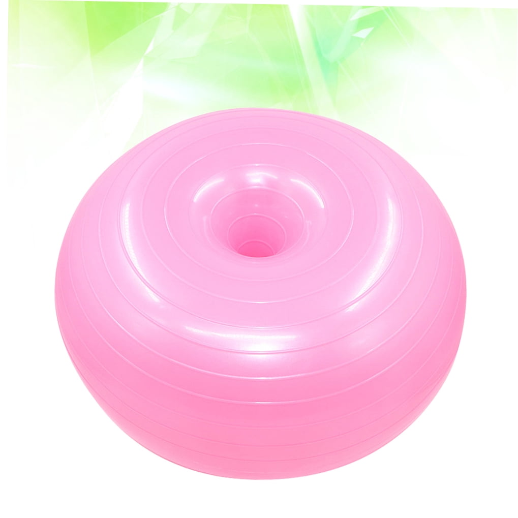 HEANUJJ Pink Explosion-Proof Yoga Ball High Grip Non-Slip Surface for Fitness 1Pc