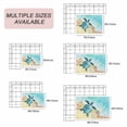 thumbnail image 6 of Teal Blue Coastal Outdoor Rug 3x5 Ft, Non Slip Washable Area Rug, Summer Beach Turtle Nautical Patio Rugs Carpet Runner, Large Floor Mat for Indoor/Outdoor Deck Porch Camping, 6 of 8