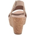 thumbnail image 3 of Clarks Womens Annadel Ivory Open Toe Casual Platform Sandals, 3 of 5