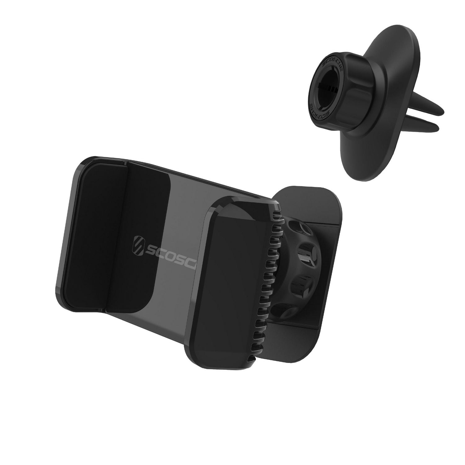 SCOSCHE UH4DVM-SP CarMount 2-in-1 Universal Phone Vent or Dash Suction Cup Mount for the Car