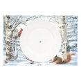 thumbnail image 2 of Ryvnso Placemats Set of 4 Christmas Snowman with Cardinal Dining Mats Heat-Resistant Non-Slip Washable Table Mat, 2 of 8