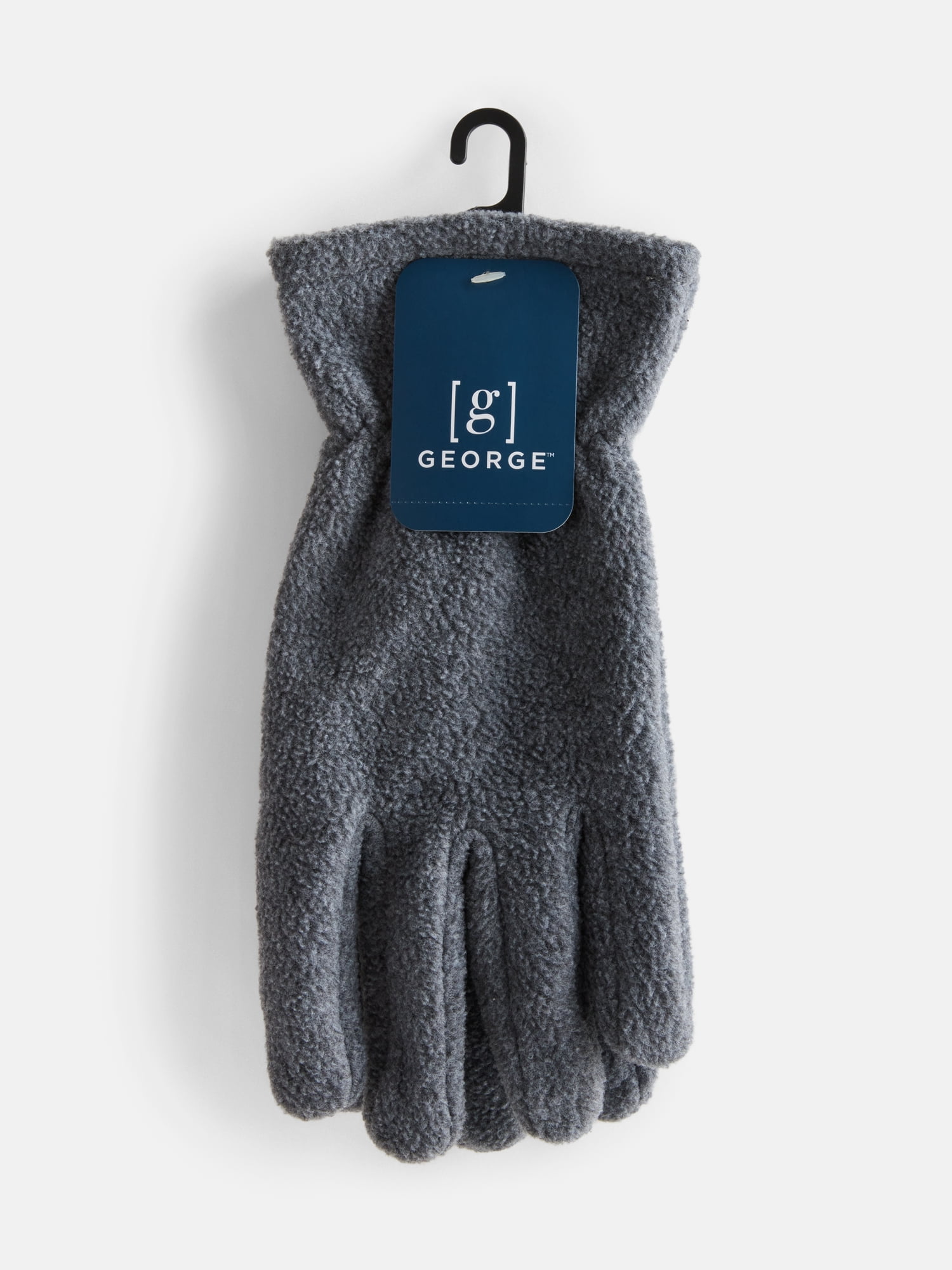 George Men's Paneled Fleece Gloves, One Size