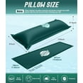 thumbnail image 2 of Angooni 6.5x15FT Heavy-Duty Green Pool Pillow with Sturdy Ropes - 0.4mm Thick PVC for Winter with Boston Dual-Inflation Valve - No Leakage, 2 of 6