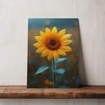 thumbnail image 5 of Sunflower Flower Canvas Wall Art 8x12 inches - Elegant Botanical Sunflower Flower Canvas Print Vintage Floral Artwork for Bedroom, 5 of 5