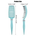 thumbnail image 2 of 1Pc Wide Curved Vented Hair Brush Detangle Brush for Tangles and Knots Hair Brush for Men and Women Blue, 2 of 7