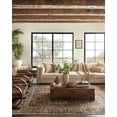 thumbnail image 3 of Magnolia Home by Joanna Gaines x Loloi Sinclair SIN-01 Collection Machine Washable Rust/Lagoon 2'-3" x 9'-6" Runner Rug, 3 of 8