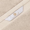thumbnail image 5 of Superior Basketweave Egyptian Cotton Solid 3 Piece Towel Set, Ivory, 5 of 9