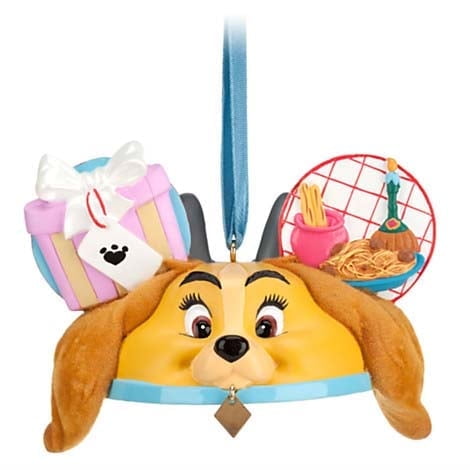 Disney Ear Hat Ornament - Lady and the Tramp