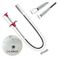 thumbnail image 3 of 61 Inch Drain Snake Hair Drain Clog Remover Tool - Sink Drain Cleaner for Toilet Sewer Shower Kitchen Bathroom Tub Clogged Drains Opener Cleaning Tool, Flexible Grabber Claw Pick Up Reacher Tool, 3 of 7