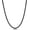 Black 3mm, variant on Black Rope Chain for Men, Mens Chain Necklaces, Rope Chain Necklaces for Men Women 2.5/3mm