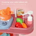 thumbnail image 4 of Kitchen Play Set, Toddler Kitchen Toy, Realistic Mini Kitchen Set With 20 Accessories And Water Spray Function, Interactive Indoor Game For Kids Ages 2 Plus, Durable Plastic Design, 4 of 9