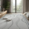 thumbnail image 7 of FULIE Abstract 5'x8'Rugs for Living Room Soft Area Rugs Boho Carpet,Light Gray, 7 of 7