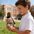 thumbnail image 7 of Graduation Season Bear Plush Doll, Ultra-Soft Commemorative Stuffed Ornament with Grad Cap Detail, Gift for Girlfriend Classmate Birthday Valentine's Day Graduation, Gray, 7 of 7