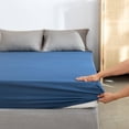 thumbnail image 3 of Classic fitted sheet -(blue- 180 x 200 cm), 3 of 5
