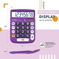 thumbnail image 4 of CATIGA Desktop Calculator 8 Digit with Solar Power and LCD Display, or Home, Office, School, Class and Business, 4 Function Small Basic, 4 of 4
