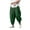 Green, variant on OSOLU Solid Color Men Casual Pants Soild Loose Cotton Linen Bloomers Mens Yoga Pants Beam Pants Wide Leg Pants Harem Pencil Pants Trousers Daily Relaxed Fit Breathable Bottoms