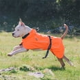 thumbnail image 2 of Pefilos Pet Dog Coats for Medium Dogs Winter Cozy Waterproof Windproof Reversible Dog Jacket for Small Dogs Girl, Adjustable Drawstring Warm Dog Jackets for Large Dogs Sport Vest Orange L, 2 of 10