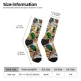 thumbnail image 2 of Fotbe Mallard Ducks Calcetas Largas con Estampado para Hombre y Mujer – Calcetas de Compresión Transpirables y Elásticas, Viajar y Uso Diario Talla 5-11, 2 of 6