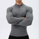 thumbnail image 4 of Ropa deportiva de terciopelo para hombre, suéter de cuello alto elástico cálido, blusa deportiva de manga larga Pompotops oipoqjl17937, 4 of 9