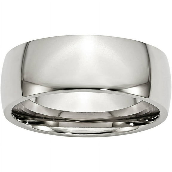 Primal Steel Stainless Steel 8mm Half Round Band