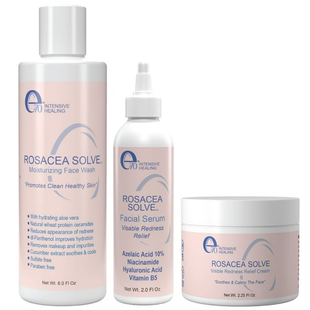 Set de tratamiento para la rosácea e70 Rosacea Solve con crema facial
