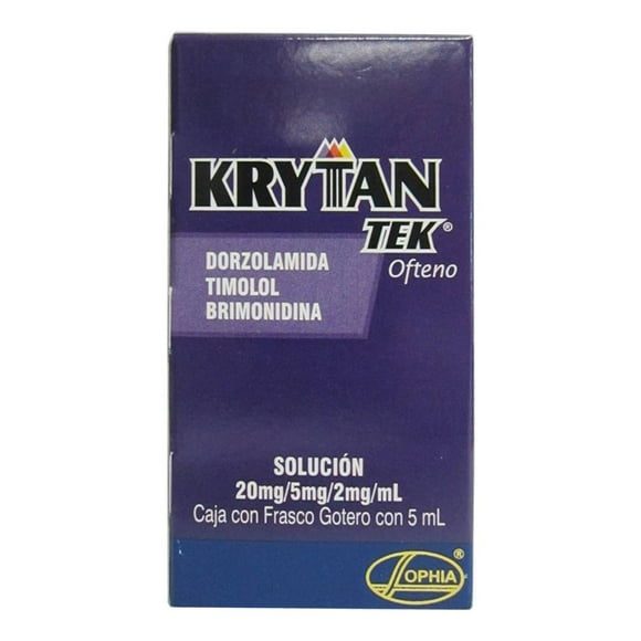 Krytan Tek 20 mg/5 mg/2 mg/ml solución 5 ml