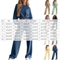 thumbnail image 4 of Leey-World Petite Lounge Sets for Women Ladies' Outfit Women 2 Piece Outfits Sweatsuit Sweatshirt Jogger Sweatpants Tracksuit Lounge Set Clothes, 4 of 7