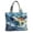 C, variant on Ocean Style Canvas Tote Bag,Women's Trendy Beach-themed Handbag,Large Capacity Shoulder Bag for Daily Use Beach Shopping Casual Outings(D)