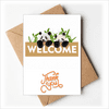 Welcome Panda Host Show Art Deco Fashion Thank You Cards Envelopes Blank Note