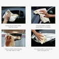 thumbnail image 6 of PPgejGEK Real Sheepskin Large Suede Car Drying Towel, 90x60 cm (35.4x23.6 inch) Chamois Cleaning Cloth, High Absorbency Auto Dry Wipe for Vehicle and Home Use, 6 of 9