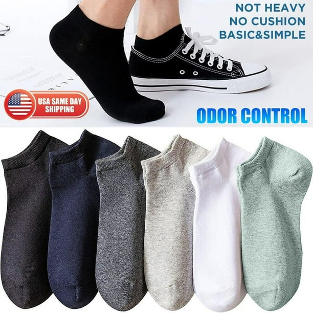 Lot 12 Pair Men Women Low Ankle Quarter Crew Sock Sport Casual Cotton