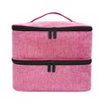 thumbnail image 1 of Qarigey Aspecto elegante: organice y almacene la colección de esmaltes de uñas con facilidad y bolsa de transporte para esmaltes de uñas. Juegos de manicura rojo violáceo, 1 of 6