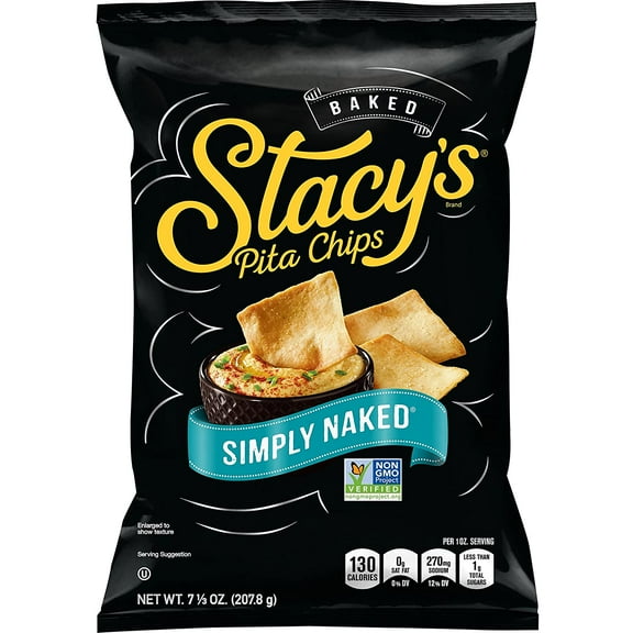 Stacy's Stacy's Pita Chips Simply Naked - 7.33 oz Pack of 3
