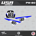 thumbnail image 3 of Kalair GFX Graphics Kit for Yamaha PW80 (1990-2008) Usa Series, 3 of 5