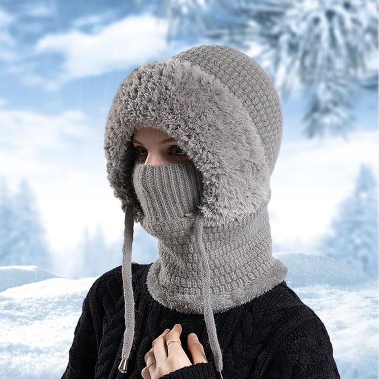 Women\'s Trapper Cozy Winter Hat Women Girls Winter Warm Jacquard Knitted Woolen Hat Plush  main image 2