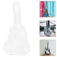 thumbnail image 4 of Transparent Electric Guitar Bag PVC Guitar Dust Cover Professional Guitar Protector Universal String Instrument Protector, 4 of 8