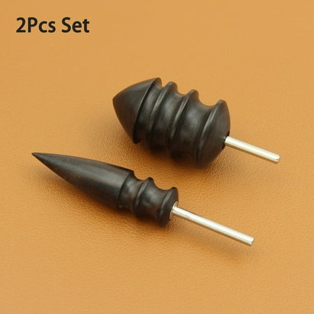 

1/2PCS Leather Burnisher Slicker Tool Sandalwood Head Burnisher 3mm Handle