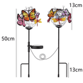 thumbnail image 2 of Paquete de 2 luces solares de mariposa para exteriores, decoración de jardín con mariposas decorativas para acceso al patio y al jardín, 2 of 5