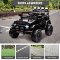 thumbnail image 4 of 12V Kids Ride On Toy for Kids Ages 37-96 Months, Electric Truck Ride On Car with 5MPH Max Speed, Remote Control, Accelerator Pedal, 4 of 7